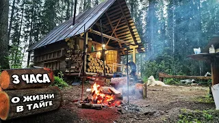 В лесной избушке 5 дней. Большой фильм о мужской дружбе и таёжных буднях.