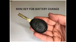 BMW Mini Cooper Key Fob Battery Replacement