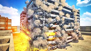 Realistic Building Demolition 3 | Teardown