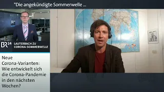 BR24live: Bundesgesundheitsminister Lauterbach zur Corona-Sommerwelle