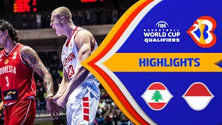Lebanon - Indonesia | Highlights - #FIBAWC 2023 Qualifiers