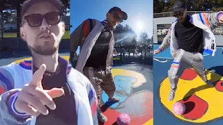 Skills on America's Coolest Street Soccer Court!