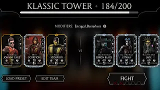 Klassic Fatal Tower Fight 184 with @MANDMK Beginner Account. Mobile.