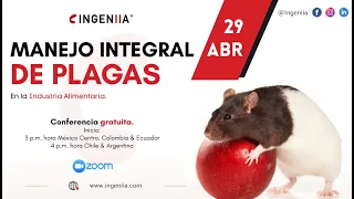 Manejo integral de plagas (MIP) en la industria alimentaria - conferencia gratuita.