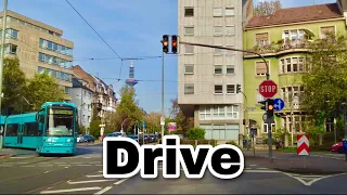 Drivining Tour Frankfurt am Main | Frankfurt-Gallus | Germany 2022 | Fps 60 | 4K