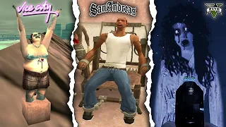 20 DARK & SCARY Easter Eggs in GTA Games