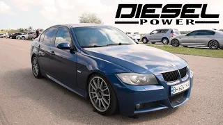 Дизель ТАЩИТ как надо! Гонка на Bmw 330D