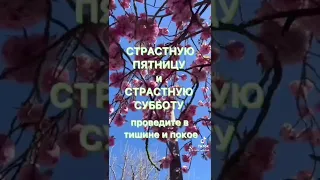 Страстная неделя перед пасхой. Что делать? Великая седмица 29 апреля по 4 мая 2024 Великий Пост 2024