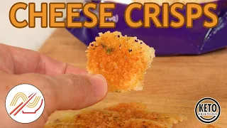🧀 Quick Microwave Keto CHEESE CRISPS | Cheddar, Parmesan, Pepper Jack, Low Carb Snack | NaminalStyle
