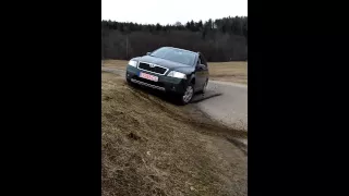 Skoda Octavia Scout diaganol test