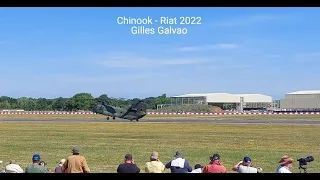 RAF Chinook demo at RIAT 2022