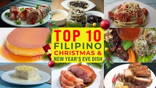 Top 10 Filipino Christmas and New Year's Eve Dish Ideas | Noche Buena Media Noche | Holiday Recipes