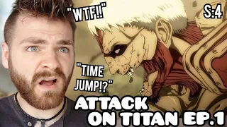 NEW TITANS??! WAR IS HERE! SEASON 4 BEGINS!! | ATTACK ON TITAN EPISODE 1 | New Anime Fan! | REACTION