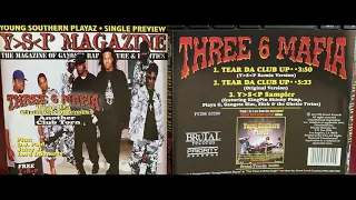 Three 6 Mafia ( TEAR DA CLUB UP )(ORIGINAL VERSION 1996) DJ Paul Lord Infamous CD SINGLE