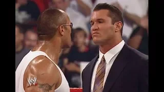 The Rocks Returns to Miami and Completely owns Randy Orton - Part 1