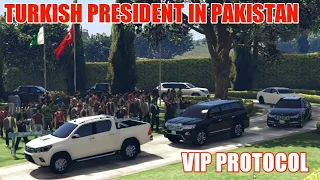 GTA 5 Pakistan | Turkish President Arrives in Pakistan | VVIP Protocol | 2020