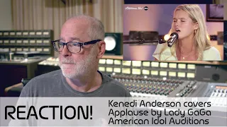 Reaction! Kenedi Anderson -Applause by Lady Gaga - American Idol audition