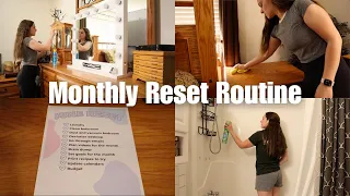 JUNE RESET | clean, budget, & plan for the new month