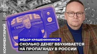 Сколько денег вбухивается на пропаганду в России | Фёдор Крашенинников