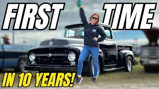 She Drove Her Late Father's Truck To His Favorite Car Show | 1956 F100