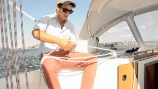 Bavaria 32 Cruiser - How to unfurl a selden in-mast furling main