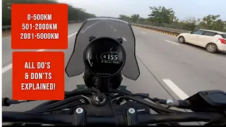 RE Himalayan 450 RUNNING-IN Procedure | All Do's &  Don'ts EXPLAINED!