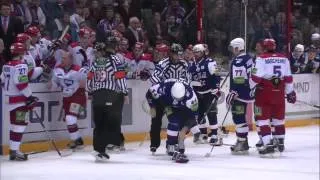 KHL Fight: Pronin, Vishnevsky, Artyukhin / Артюхин, Пронин, Вишневский