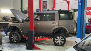 Land Rover Discovery body removal