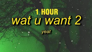 [1 HOUR] Yeat - Wat U Want 2 (prod. SKY) TikTok Version | sk sk sky