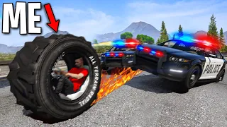 Trolling Cops with 1000hp Wheel Car on GTA 5 RP