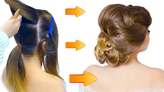 Amazing Party and Wedding Hair Transformations.  New Hairstyle Tutorial