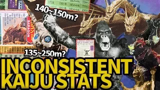 Inconsistent Kaiju Stats｜KAIJU FACTS 【wikizilla.org】