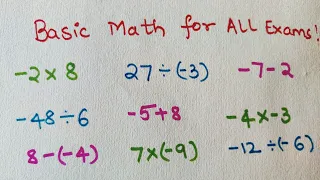 Basic Maths | Must know these Mathematics Rules For All Exams