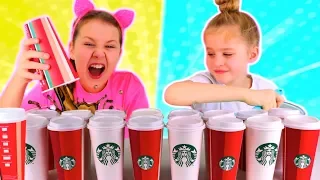 Don't Choose the Wrong Starbucks Slime Challenge!!