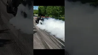 Wrecked Hellcat Burnout #wrecked #hellcat #burnout #shorts