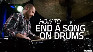 How To End A Song On Drums - Drum Lesson (Drumeo)