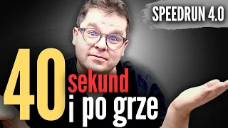 (ranking 2000): 9 ruchów i 40 sekund i mógł się pakować... | Speedrun 4.0