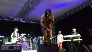 Sativa D Black1 performing at Sound Di Alarm Reggae Music Festival front view 2nd part