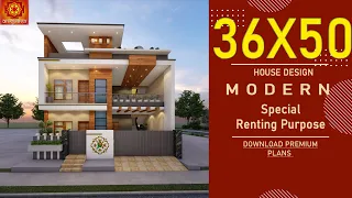 36*50 House Plan With Swimming Pool | 1800 Sqft. House | 4 BHK | 36x50 House Design 3D | 36by50