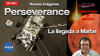 Increíbles Videos aterrizando en Marte del Rover Perseverance que mostró la NASA al mundo (Español)
