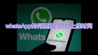 隐藏自己在WhatsApp上线时间 #whatsapp #whatsappstatus #whatsapp_status