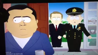(South Park) George Zimmerman kills Cartman