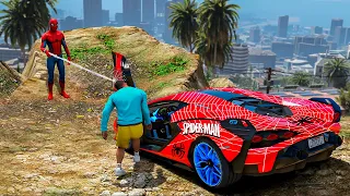 ROUBANDO O SUPER CARRO DO HOMEM ARANHA GTA 5