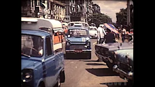 Yangon 1983 - Birmania - Burma archive footage