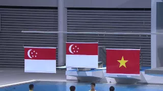 Swimming Men's 100m Freestyle Victory Ceremony Day 2   28th SEA Games Singapore 2015 720p