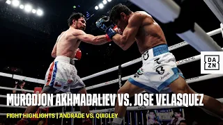FIGHT HIGHLIGHTS | Murodjon Akhmadaliev vs. Jose Velasquez