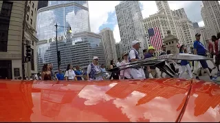 Lamborghini Aventador Loud Exhaust GoPro Peoples Reactions in Chicago - 12