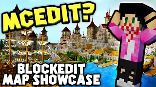 MCEdit In Minecraft Bedrock?! (BlockEdit: Medieval Map Showcase)