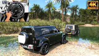 Land Rover Defender & Mercedes-AMG G65 |OFFROAD CONVOY| Forza Horizon 5|Thrustmaster T300RS gameplay