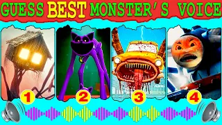 Guess Monster Voice Spider House Head, CatNap, Car Eater, Spider Thomas Coffin Dance